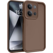 Aesco Xiaomi Redmi 15C 4g Viera Silikon - Kahverengi