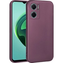 Redmi Note 11E Kılıf Yumuşak Dokulu Biye Silikon Kapak