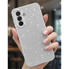 Galaxy A26 Kılıf Premium Simli Göz Alıcı Darbe Emici Kamera Korumalı Koton Kapak