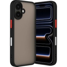 Iphone 17 Kılıf Mat Arka Yüzey Iz Yapmaz Transparan Hux Kapak