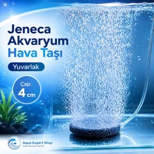 Jeneca Akvaryum Hava Taşı - Yuvarlak - 4 cm - Güçlü Hava Çıkışı