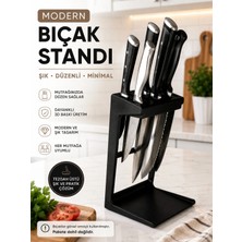 ATB Design Bıçak Standı – Tezgâh Üstü Bıçak Düzenleyici, Mutfak Organizeri, Bıçaklık, Bıçak Standı