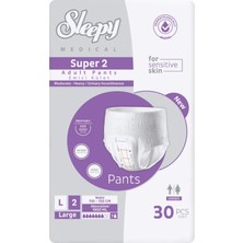 Sleepy Süper2 Emici Külot L Beden 2 Paket 60 Adet