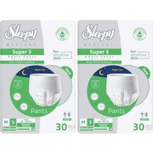 Sleepy Süper3 Emici Külot M Beden 2 Paket 60 Adet