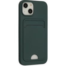 Iphone 14 Plus Kılıf Kamera Korumalı Kartlıklı Esnek Silikon Kelvin Kapak