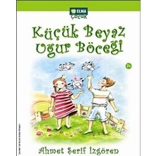Elma Çocuk Küçük Beyaz Uğur Böceği