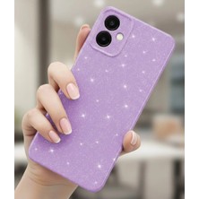 Galaxy A07 Kılıf Kamera Korumalı Simli Lüks Koton Kapak