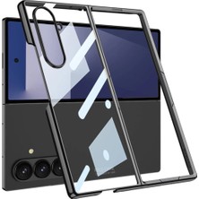 Galaxy Z Fold 7 Kılıf Ful Camlı Yüksek Korumalı Şık Lüks Kılıf