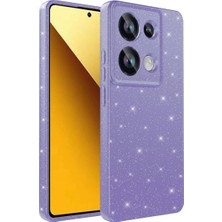 Redmi Note 13 Pro Kılıf Premium Simli Göz Alıcı Darbe Emici Kamera Korumalı Koton Kapak