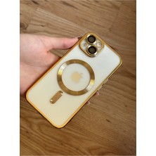 iPhone 14 Plus Kılıf Kamera Lens Korumalı Magsafe Şarj Özellikli Demre Şık Lüks Kapak