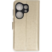 Aesco Tecno Camon 20 Prime Trend S Plus Kapaklı Kılıf - Gold