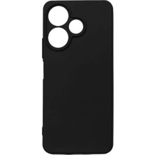 Redmi 13 4g Kılıf Yumuşak Dokulu Biye Silikon Kapak