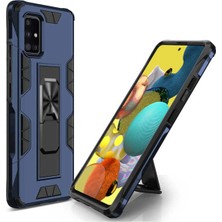 Galaxy A71 Kılıf Zırhlı Tank Korumalı Standlı Sert Silikon Volve Kapak