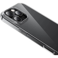 iPhone 16 Pro Max Kılıf Ince Şeffaf Esnek Yumuşak Süper Silikon Kapak