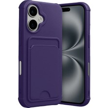 Iphone 17 Kılıf Kamera Korumalı Kartlıklı Esnek Silikon Kelvin Kapak
