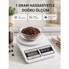 Aesco LCD Ekranlı Hassas Dijital Mutfak Terazisi – 5kg Kapasite, 1g Hassasiyet Yeni Nesil