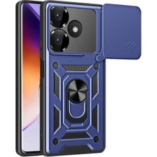 Redmi 13 4g Kılıf Magnetik Standlı Kamera Korumalı Zırh Tank Sürgülü Vega Kapak
