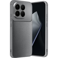 Aesco Xiaomi Mi 15T Auto Focus Karbon Kapak - Gri