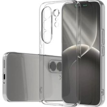 Tecno Camon 50 Pro Kılıf Kamera Korumalı Şeffaf Esnek Süper Silikon Kapak