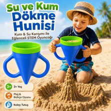 Antiola Kum ve Su Dökme Hunisi 3+ Yaş Plaj Oyuncağı | Stem Eğitici Kum Kalesi Yapma Oyuncağı