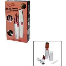 Tri Stax 2in1 Başlı - USB Şarjlı Yanak - Burun Kıl Tüy Alma Makinesi