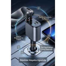 Twin Store 120W Hızlı | Çift + USB 3 Port Pd Adaptörü