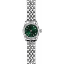 Aybars Kadın Kol Saati, Çelik Kordon, Yeşil Kadran Quartz Analog Bilek Saati