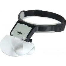 Hace Bazaar - Lens Takmalı 5 Lenslı , LED Lambalı Şapka Tip Büyüteç