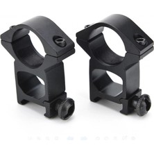 Hace Bazaar - Dürbünü Lazeri Montaj Kelepçesi Çelik Alaşım 22MM