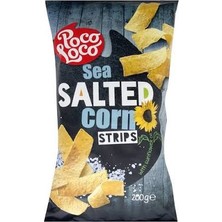 Poco Loco Mısır Cipsi Deniz Tuzlu 200 gr *3'lü