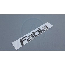 Fabrikasyon Skoda Fabia Mk2 5j 2008-2014 Bagaj Yazısı Uyumlu