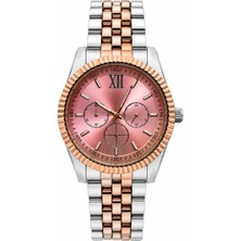 Aybars Kadın Kol Saati, Çelik Kordon, Rose Gold Kadran Quartz Analog Bilek Saati