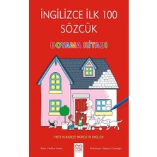 1001 Çiçek Kitaplar Ingilizce Ilk 100 Sözcük Boyama Kitabı