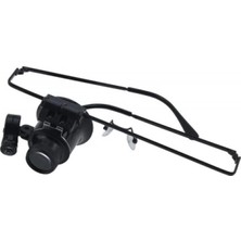 Hace Bazaar -Gözlük Model 20X16MM Optik Lens LED Işık Monoküler Büyüteç