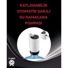 Otomatik Şarjlı Damacana Pompası Ev Ofis Kamp Kullanım