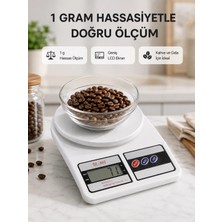 Sepetopia LCD Ekranlı Hassas Dijital Mutfak Terazisi – 5kg Kapasite, 1g Hassasiyet Yeni Nesil