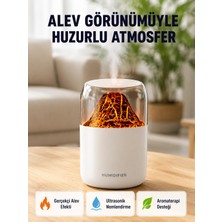 Astraltech 280ML Alev Işıklı Ultrasonik Hava Nemlendirici Sessiz ve USB Şarjlı