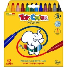 Toy Color Jumbo Keçeli Kalem 5 mm 12LI 0045.000