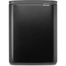 Brabantia BRB-8710755230363-BRA 230363-001-01-BO Mat Siyah Çöp Kutusu 12L
