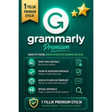 Grammarly 1 Yıllık Premium Hesap