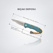 Bıçak Deposu Nene Hatun - Premium Katlanır Outdoor Çakı
