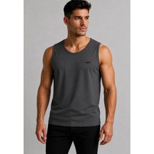 Axxel Erkek Füme Askılı Atlet T-SHIRT-D235