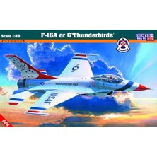 Mistercraft 1/48 F-16 A-C Thunderbirds Savaş Uçağı Maketi, Mister Craft G035