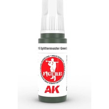 Ak Interactive 11415, 17 Ml. 3gen Splittermuster Green Spots Figür Boyası