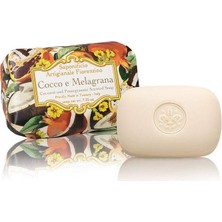 Canarino Saponificio Artigianale Fiorentino Sabun 200 gr (7) - Coconut And Pomegranate