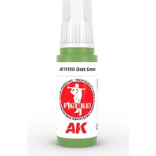 Ak Interactive 11410, 17 Ml. 3gen Dark Green Figür Boyası