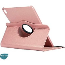 Canarino Apple iPad 11.nesil 2025 Kılıf (A3354-A3355) 360 Rotating Stand Deri Siyah [ipad 11.nesil 2025 ile Uyumlu Kılıf - Siyah]