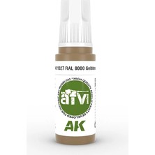 Ak Interactive 11327, 17 Ml. 3gen Ral 8000 Gelbbraun Afv Maket Boyası