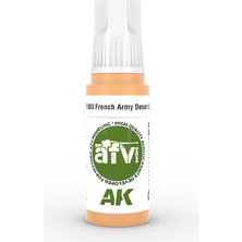 Ak Interactive 11363, 17 Ml. 3gen French Army Desert Sand Afv Maket Boyası
