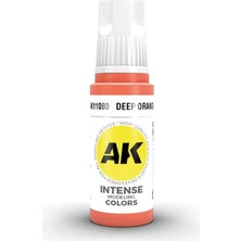 Ak Interactive 11080, 17 Ml. 3gen Deep Orange Maket Boyası